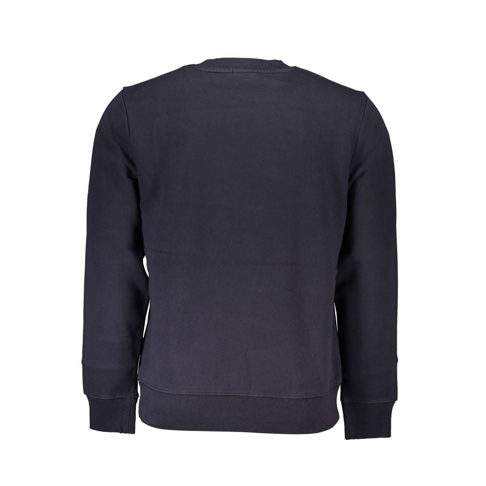 Napapijri Blue Cotton Men Sweatshirt