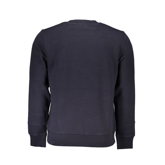 Napapijri Blue Cotton Men Sweatshirt