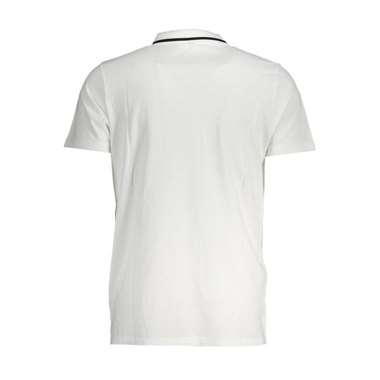 Fila White Cotton Mens Polo Shirt