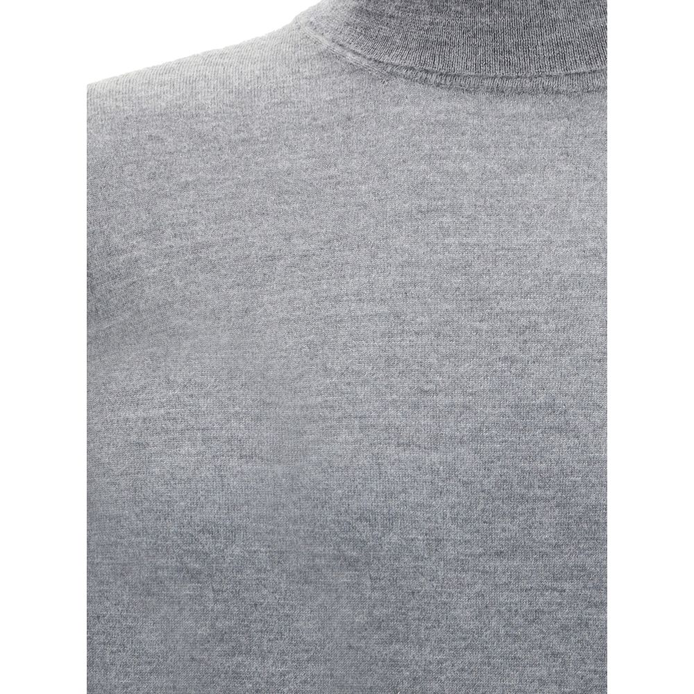 Brunello Cucinelli Gray Cashmere Sweater
