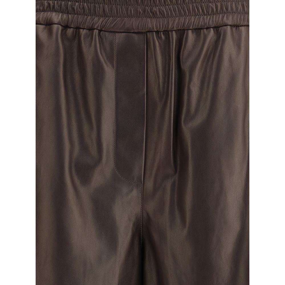Giorgio Armani Lambskin nappa leather Pants