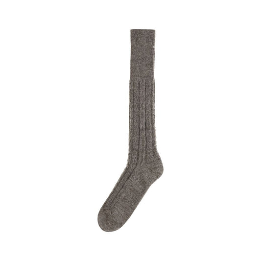 Maison Margiela Brown Wool Socks
