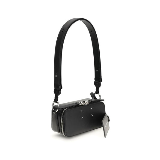 Margiela Black Calf Leather Bos Taurus Shoulder Bag