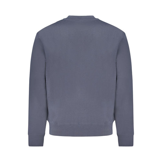 Hugo Boss Blue Cotton Men Sweater