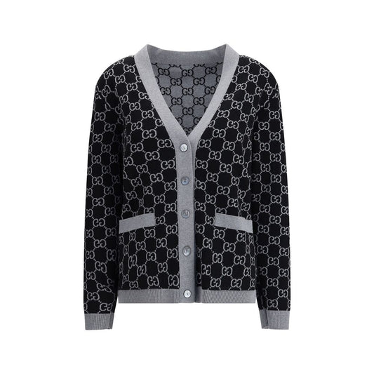 Gucci Black Wool Cardigan