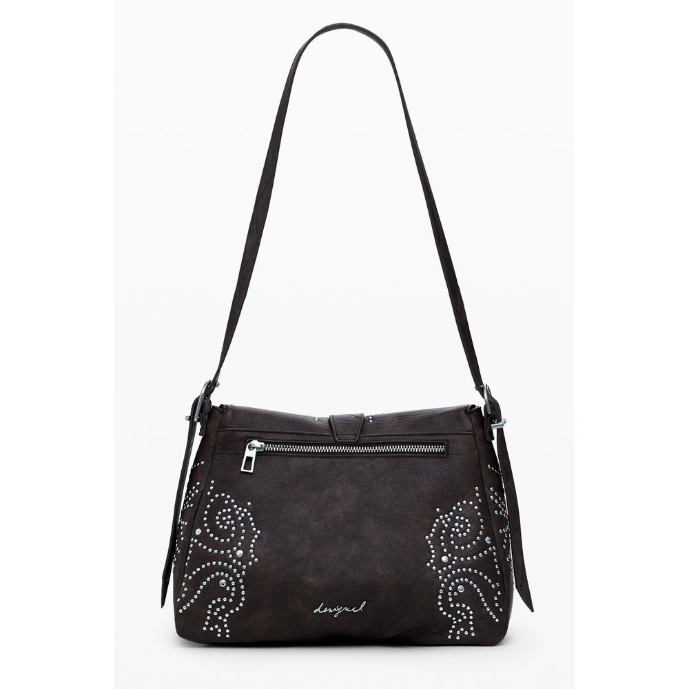 Desigual Marrone Poliuretano Women Handbag