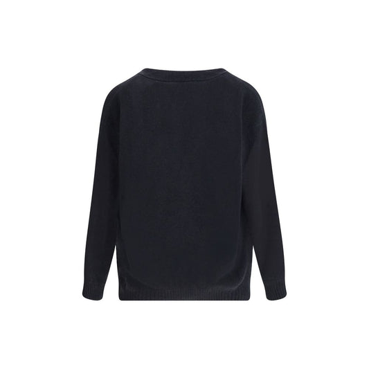 Laneus Black Cashmere Cardigan