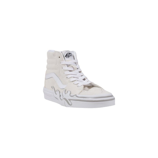 Vans White Suede Leather High Top Sneakers