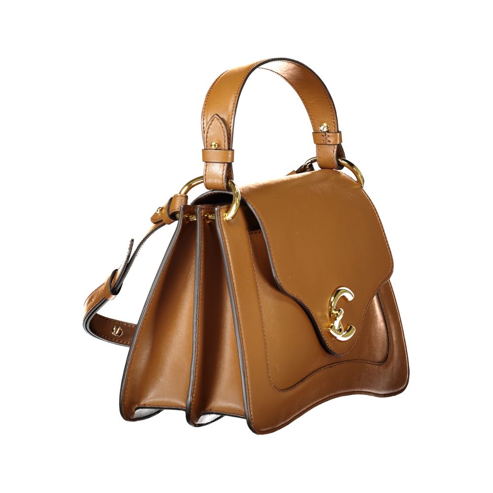 Coccinelle Marrone Leather Women Handbag