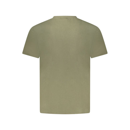 Napapijri Verde Cotton Men T-Shirt