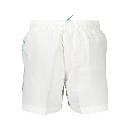 Calvin Klein Bianco Recycled Polyester Men's Swim Boxer