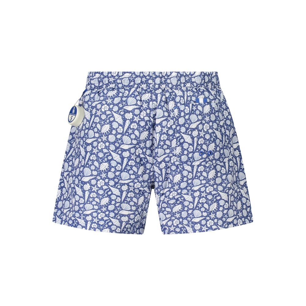 North Sails Blu Polyester Men's Swim Boxer