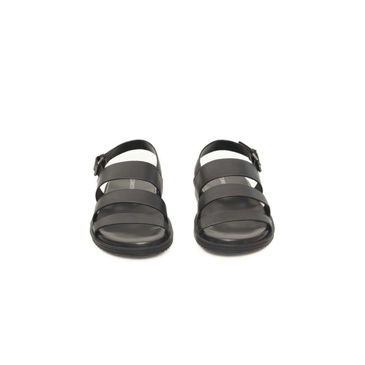 Cerruti 1881 Black Cowhide Men Sandal