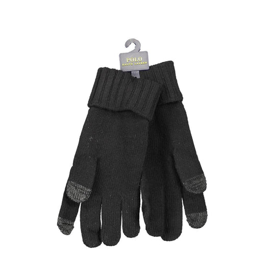 Ralph Lauren Black Wool Men's Glove
