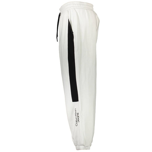 Calvin Klein White Cotton Men's Sport Trouser