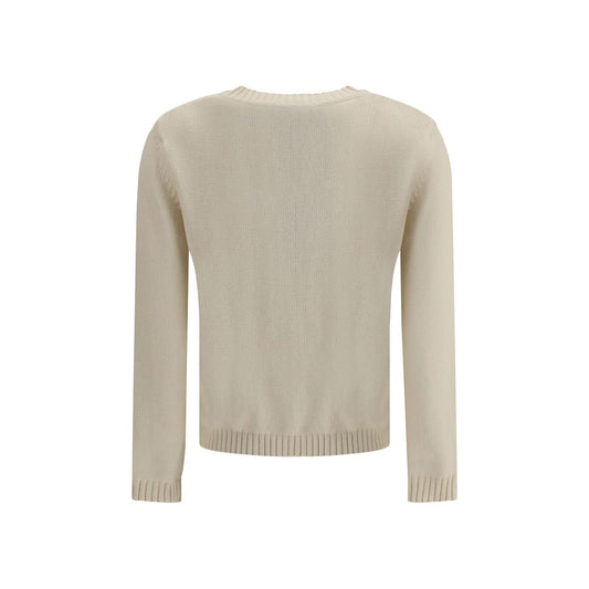 Max Mara Cream Cotton Sweatshirt