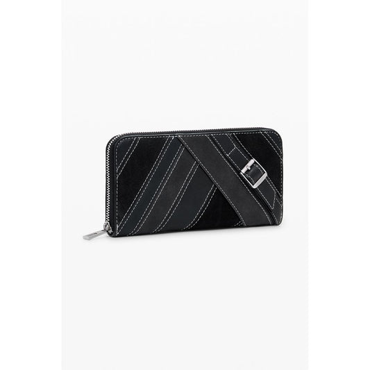 Desigual Nero Poliuretano Women Wallet