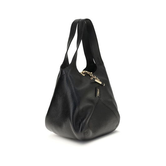 Chloé Black Buffalo Leather Shoulder Bag
