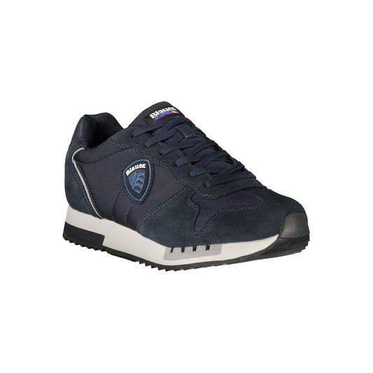Blauer Blue Polyester Athletic Sneakers