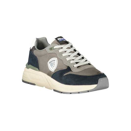 Blauer Grigio Polyurethane Men Sneaker