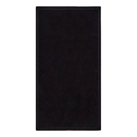 Iceberg Black Cotton Men's Beach Towel