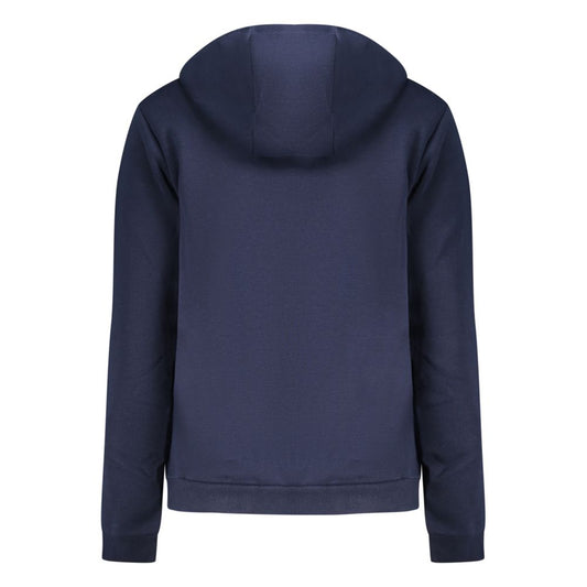 Norway 1963 Blue Cotton Women Sweatshirt with Hood and Zip