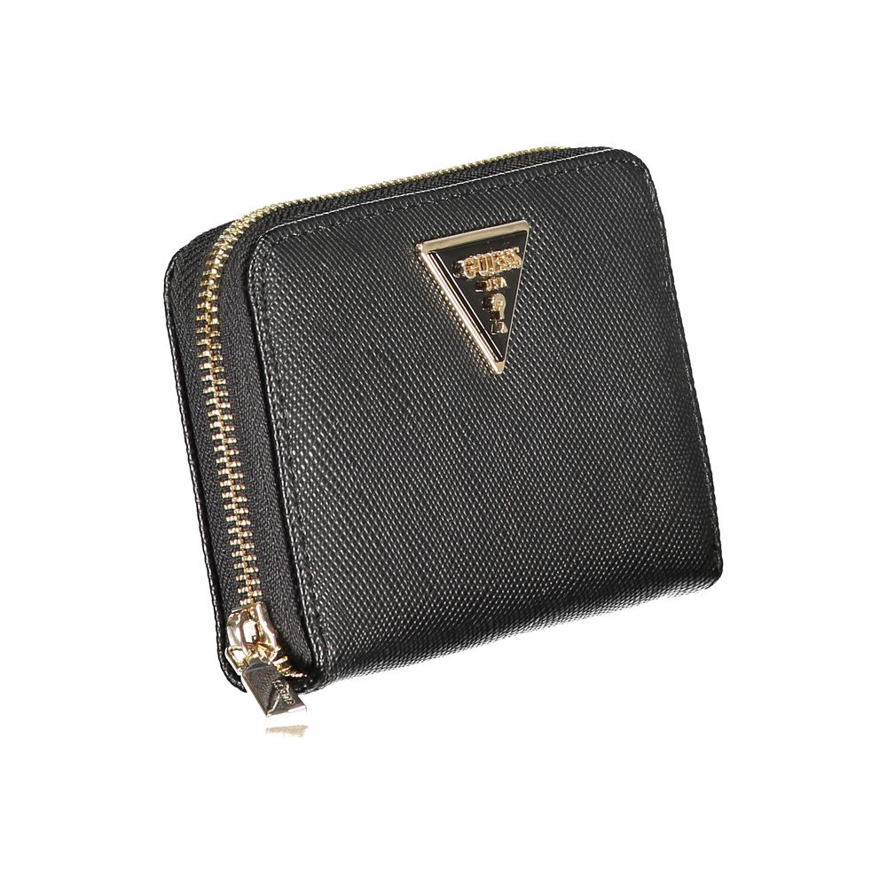 Guess Jeans Nero Poliuretano Women Wallet