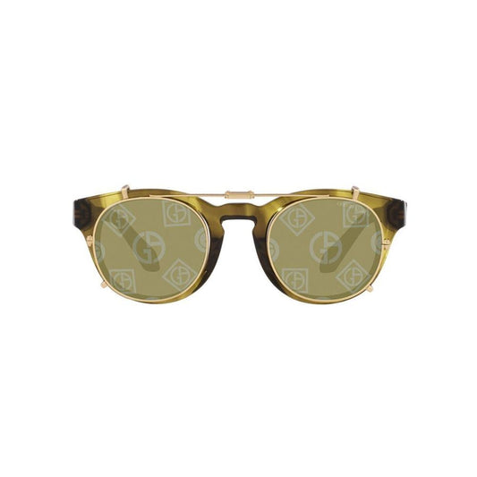 Giorgio Armani Brown Acetate Sunglasses