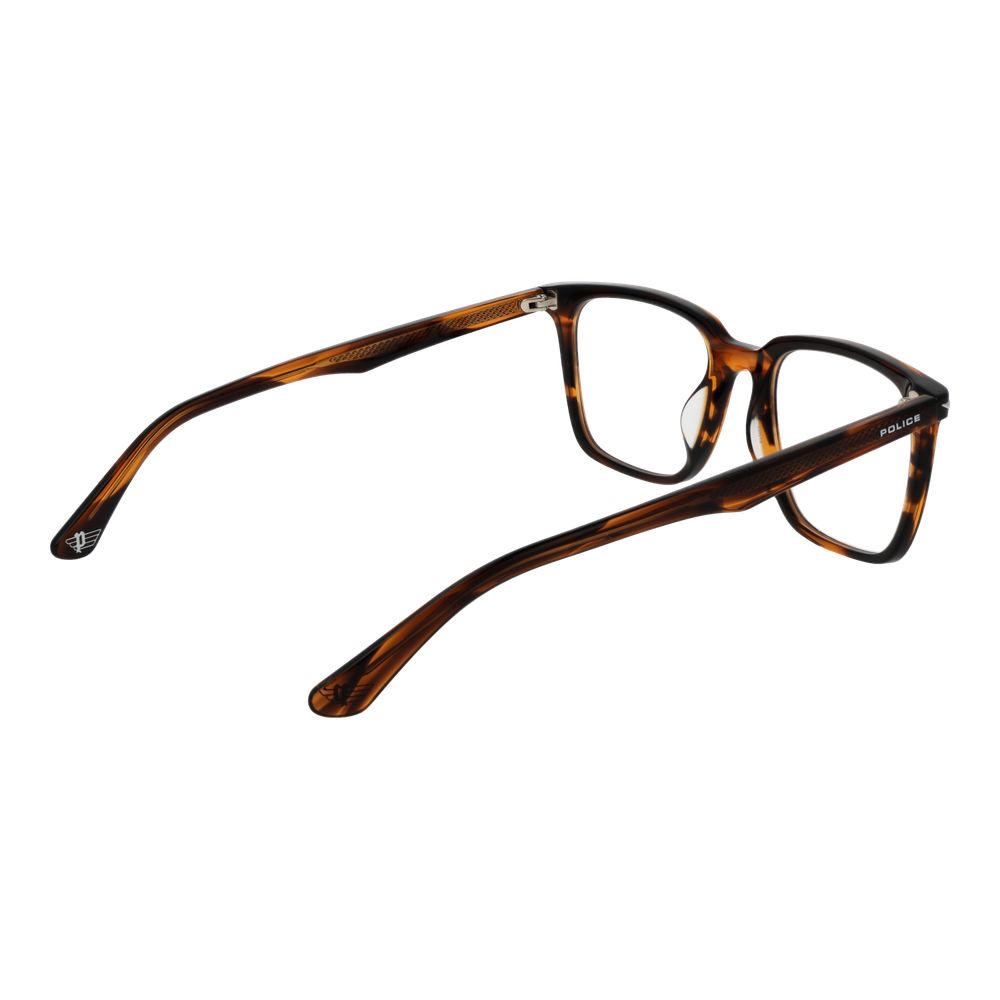 Police Brown Cellulose Acetate Glasses (Frames)