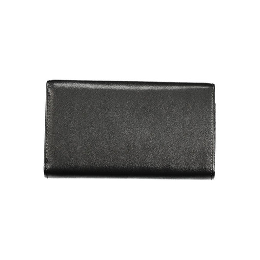 Laura Biagiotti Black Polyurethane Women Wallet
