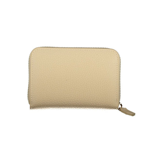 Mario Valentino Beige Polyurethane Women Wallet