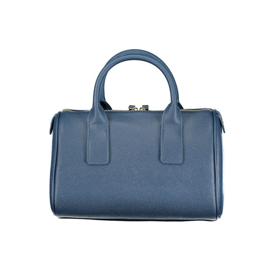 Mario Valentino Blu Polyurethane Woman Handbag