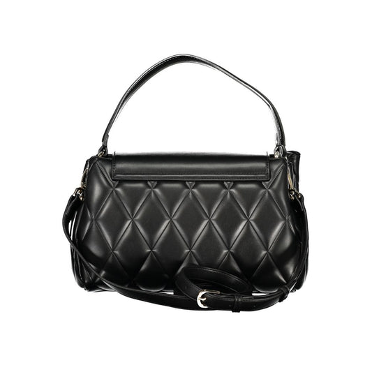 Mario Valentino Black Polyurethane Women's Handbag