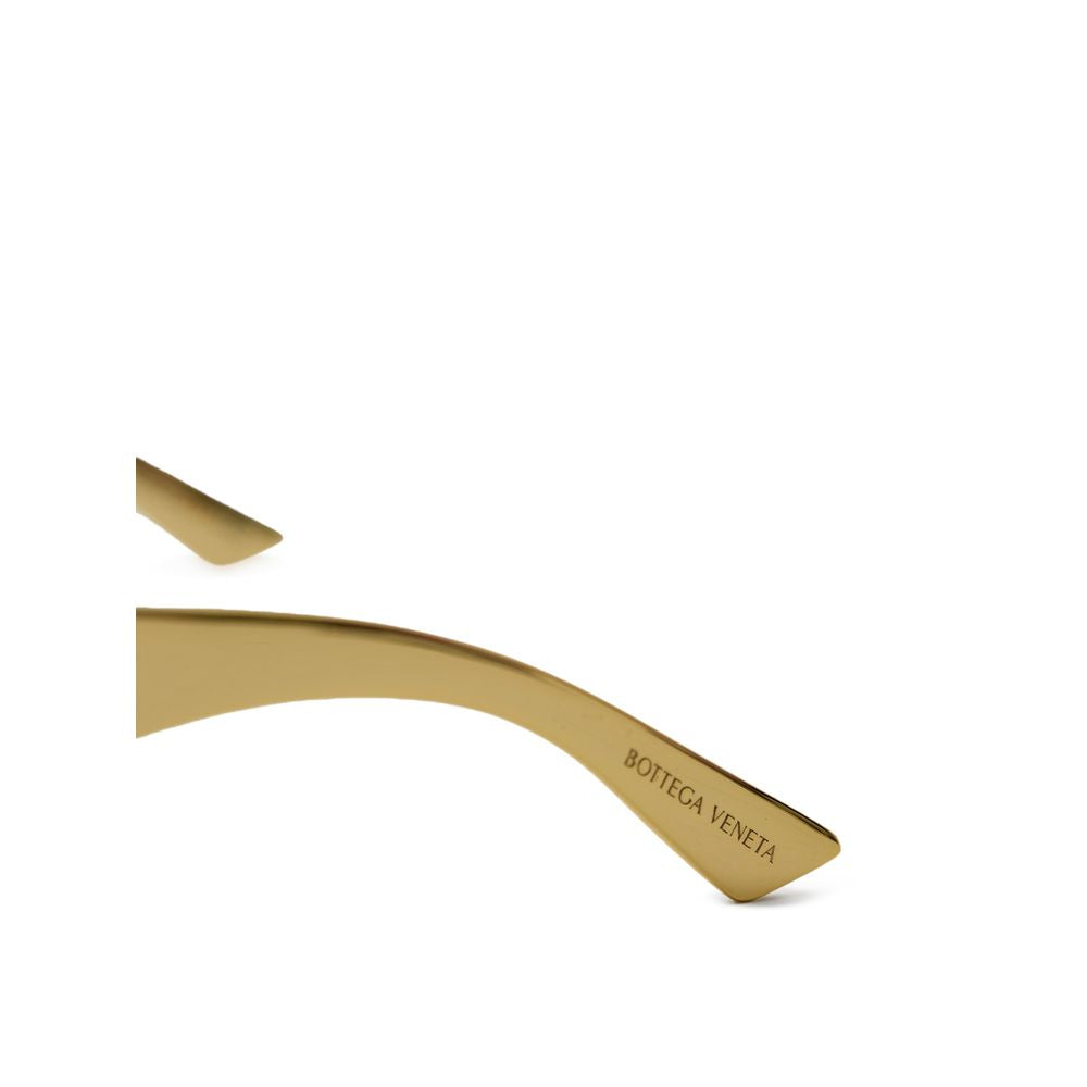 Bottega Veneta Gold Metal Sunglasses