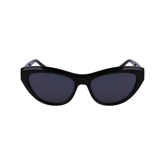 Ferragamo Black Acetate Sunglasses