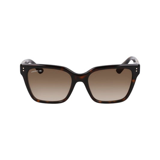 Lacoste Brown Acetate Sunglasses