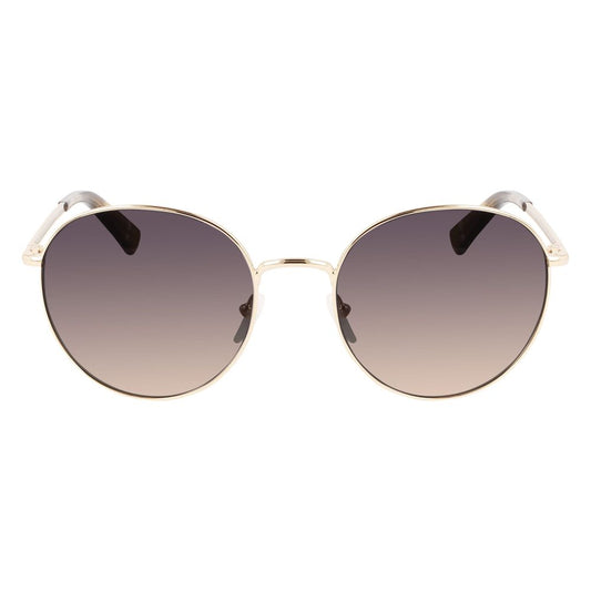 Longchamp Gold Metal Sunglasses