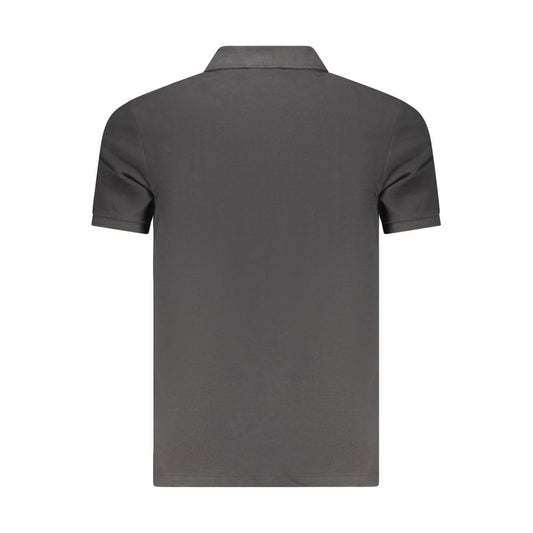 Calvin Klein Black Cotton Men Polo