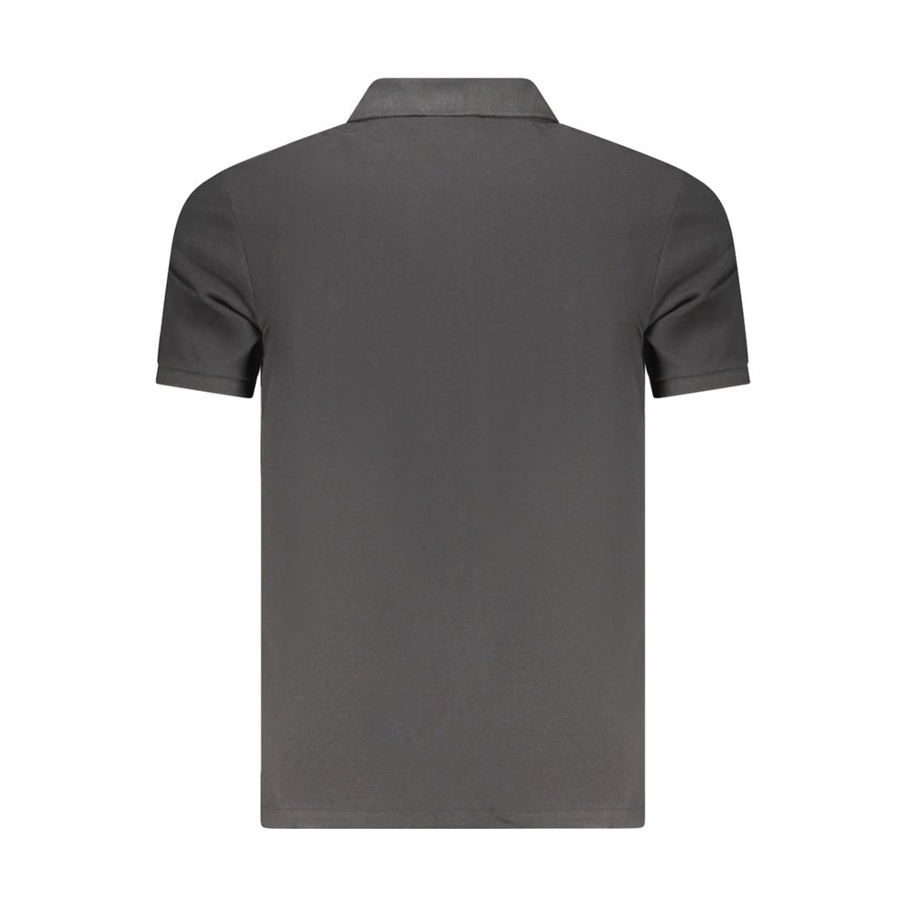 Calvin Klein Black Cotton Men Polo