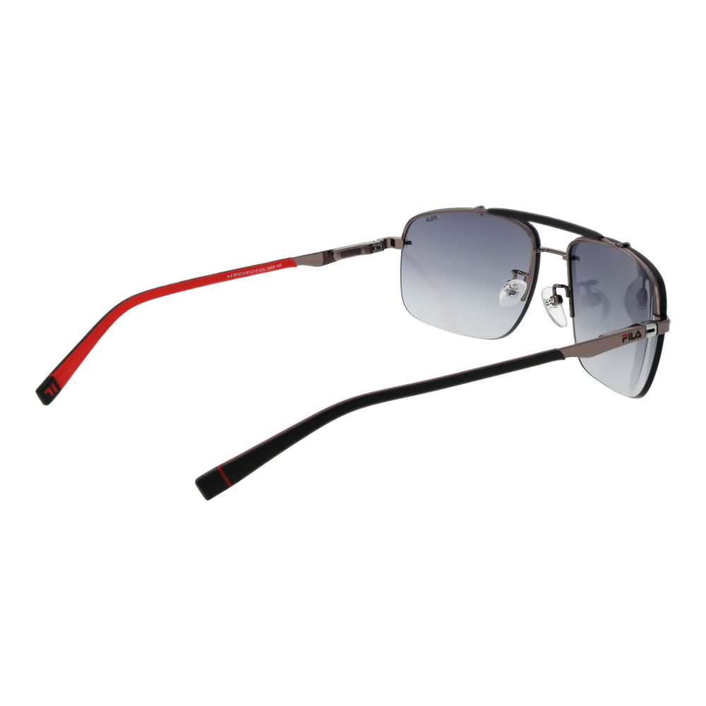 Fila Gray Stainless Steel Sunglasses