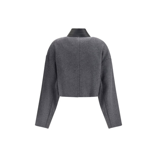 Max Mara Gray Fleece Wool Clothing