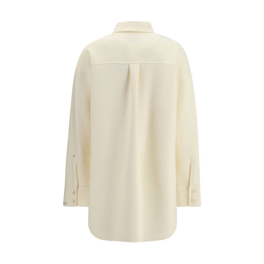 Max Mara Cream Wool Shirt