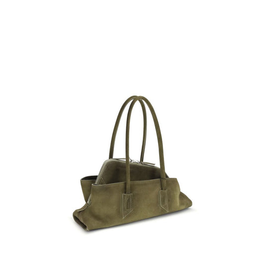 The Attico Green Calf Leather Bos Taurus Shoulder Bag