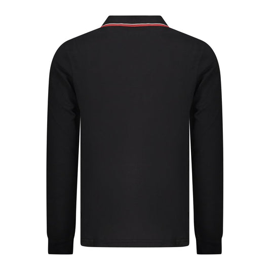 Norway 1963 Black Cotton Men Polo Shirt