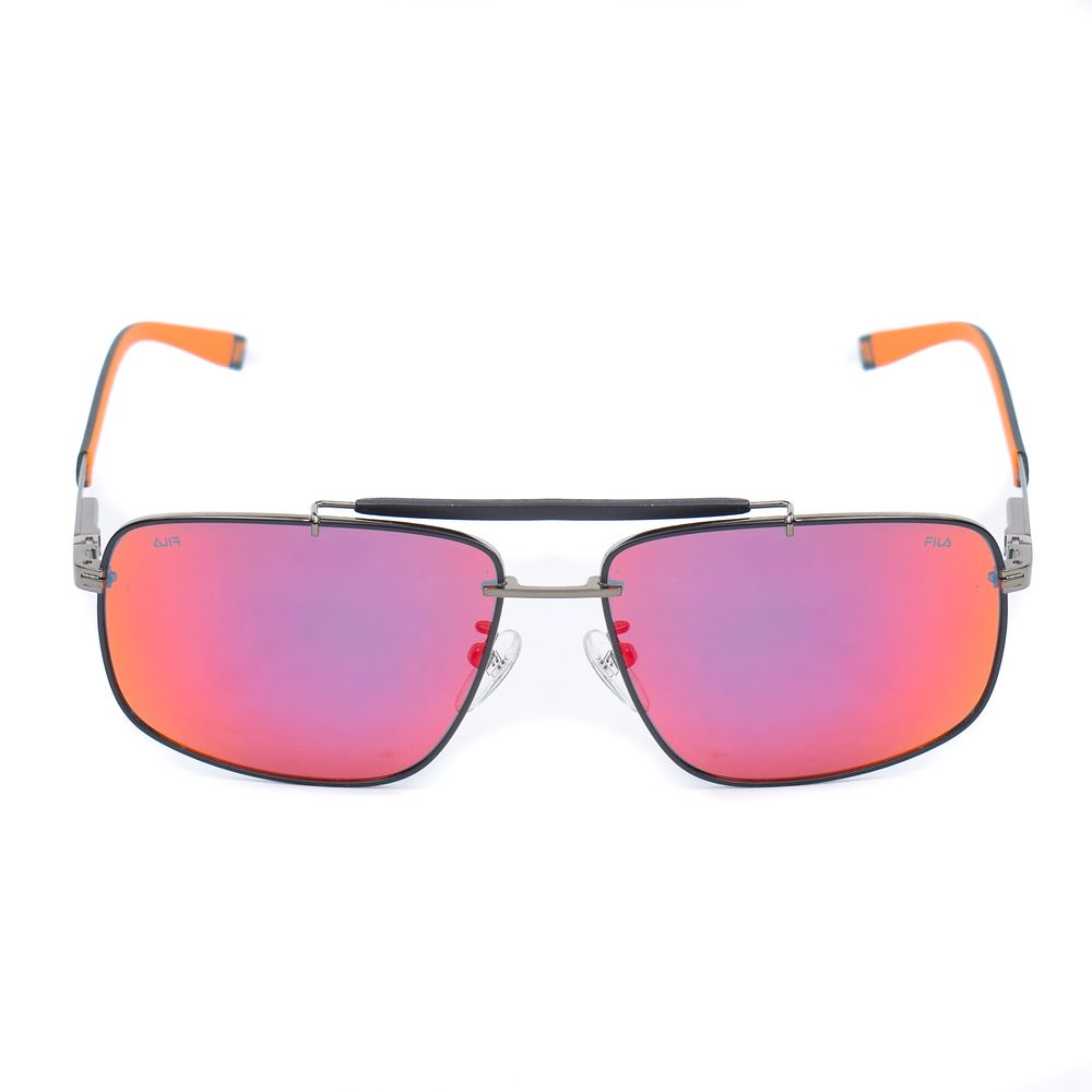 Fila Gray Metal Sunglasses