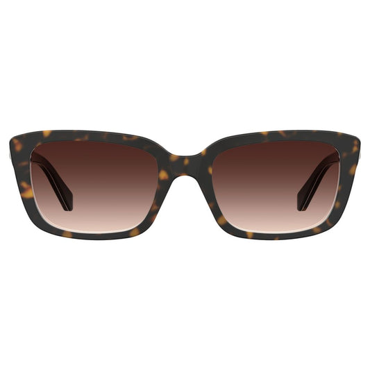 Love Moschino Brown Acetate Sunglasses