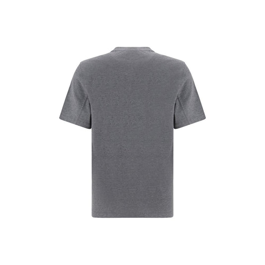 Brunello Cucinelli Gray Cotton T-Shirt