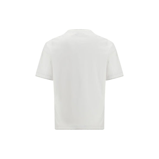 Brunello Cucinelli White Cotton T-Shirt