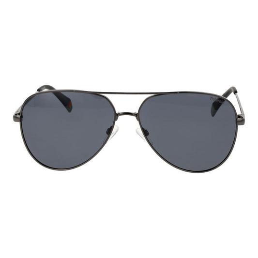 Polaroid Gray Metal Sunglasses