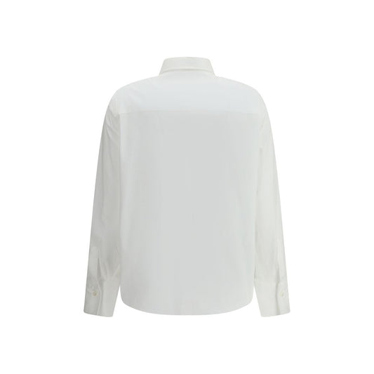 Brunello Cucinelli White Cotton Dress Shirt
